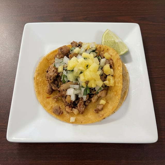 Al Pastor/Pork W/Pinapple Taco.